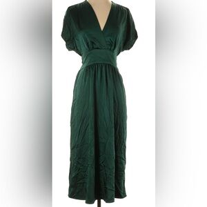 Anne Klein emerald green dress 10